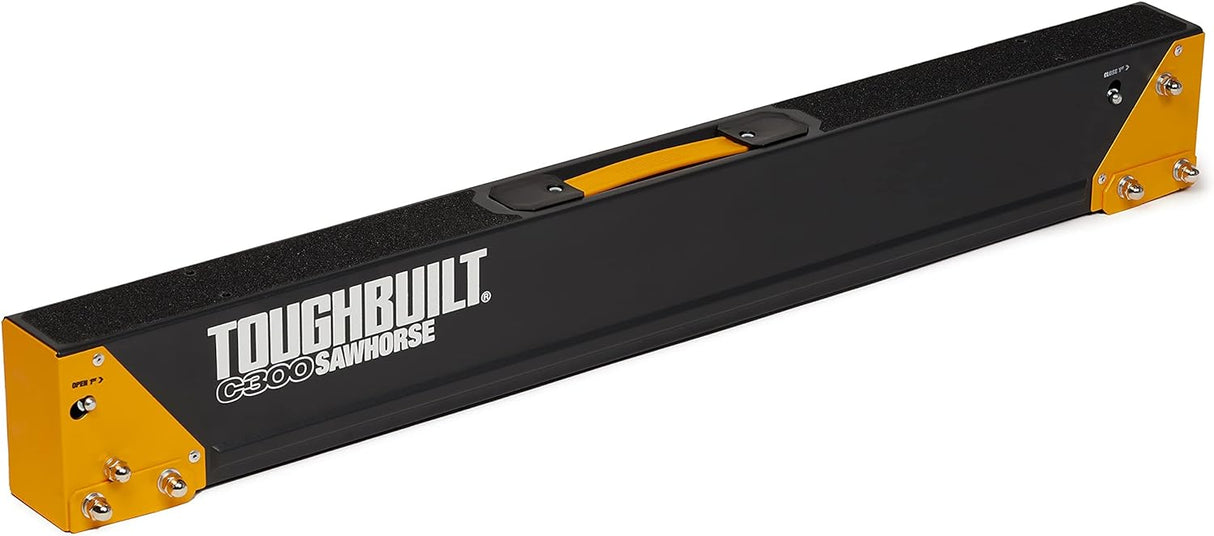 Toughbuilt Folding Saw Horse Twin Pack - Sturdy & Durable - TB-C300-2