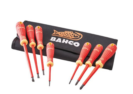 Bahco - 7 Piece VDE Screwdriver Set in Wallet - XMS23VDE7 - XMS23VDE7 - Bahco - Trade Counter Direct