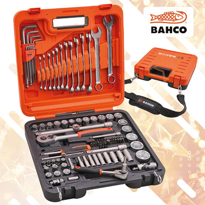 Bahco 98 Piece Socket & Mechanics Set - XMS26S98 - Bahco - Trade Counter Direct