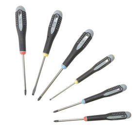 Bahco BE - 9881 Ergo Screwdriver Set 6 Piece Slot / Phillips - 6 Piece Set - BAH9881 - Bahco - Trade Counter Direct