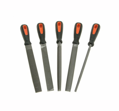 Bahco File Set 5 Piece 1 - 477 - 08 - 2 - 2 200mm (8in) - 5 Piece Set - BAH47708 - Bahco - Trade Counter Direct