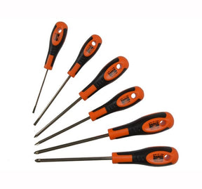 Bahco Screwdriver Set 6 (2 x Ph Pz Flat) - 6 Piece Set - BAH6056 - Bahco - Trade Counter Direct