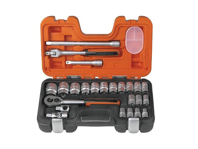 Bahco Socket Set 1/2in Square Drive - BAHS240 - BAHS240 - BAHS240 - Bahco - Trade Counter Direct