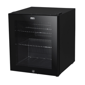 Baridi 50L Table Top Beer & Drinks Mini Fridge 3 - 10°C, Light, Black & Glass - DH12 - DH12 - Sealey Tools UK - Trade Counter Direct