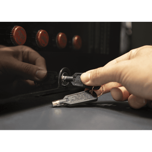 Baridi 50L Table Top Beer & Drinks Mini Fridge 3 - 10°C, Light, Black & Glass - DH12 - DH12 - Sealey Tools UK - Trade Counter Direct