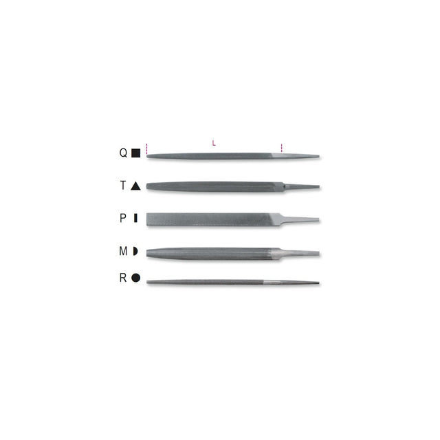 Beta 10 Inch Bastard Cut Files Without Handles - 1718D10/... - 1718D10/P - WEB-017180145 - Beta - Trade Counter Direct