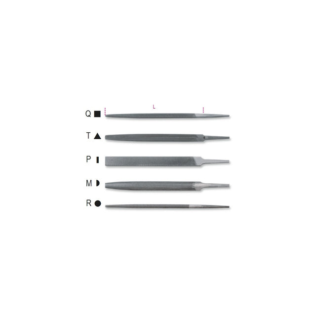 Beta 10 Inch Second Cut Files Without Handles - 1718A10/... - 1718A10/ - 1718A10/Q - WEB-017180041 - Beta - Trade Counter Direct
