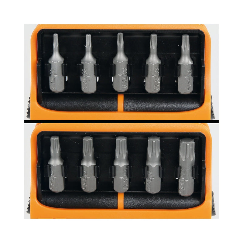 Beta 10 - Piece Torx Bit Set With Magnetic Bit Holder In Pocket Case - 861TX/A10 - WEB-008610870 - Beta - Trade Counter Direct