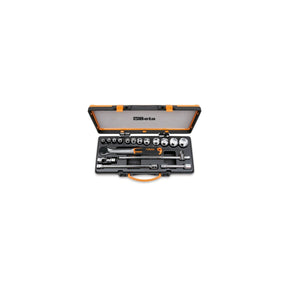 Beta 1/2 Inch Drive Socket Set With 12 Sockets And 5 Accessories - 920/25 - 920A/C12X - WEB-009200933 - Beta - Trade Counter Direct