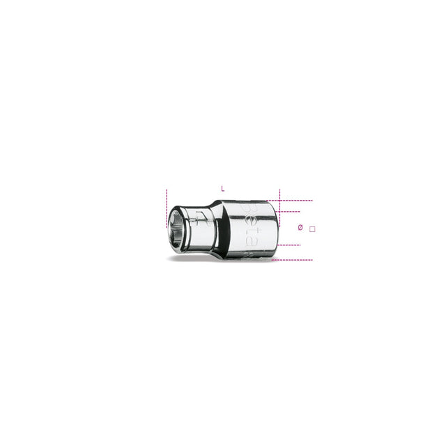Beta 1/2 Inch Female Square Bit Holder Socket 10 Mm - 867PE - 867/2 - WEB-008670601 - Beta - Trade Counter Direct