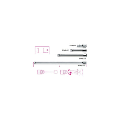 Beta 1/2 Inch Wobble Extension Bar 375 Mm - 920AN - 920AN/375 - WEB-009200836 - Beta - Trade Counter Direct