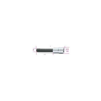 Beta 1/2In Drive Special Form Socket Driver Xl 9 - 920ES - 920ES - XL 9 - WEB-009200609 - Beta - Trade Counter Direct