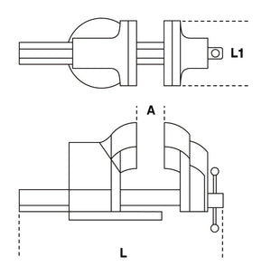 Beta 1599P/150 Parallel Bench Vice — 150 mm Jaw (015990050) - 015990050 - Beta - Trade Counter Direct