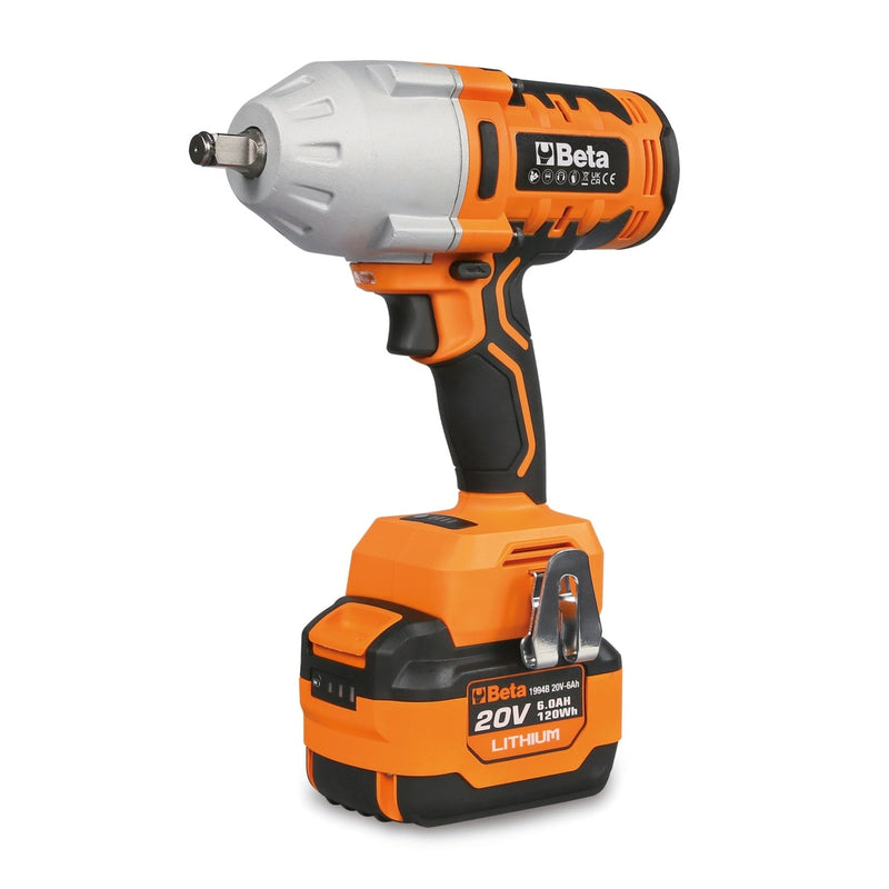 Beta 20 V Brushless Reversible Impact Wrench 1/2 Inch Drive 1200 Nm - 1984/K1200 - WEB-019840120 - Beta - Trade Counter Direct