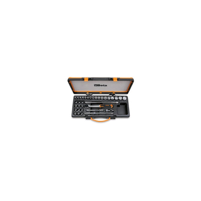 Beta 3/8 Inch Drive Socket And Socket Driver Set, 34 Pieces - 910PE - 910B/C29 - WEB-009100945 - Beta - Trade Counter Direct