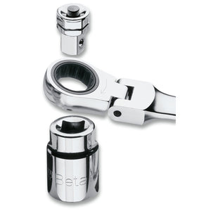 Beta 4 - Piece Adapter Kit For Ratchet Wrenches - 123E1/4 - 123/K4 - WEB-001230504 - Beta - Trade Counter Direct