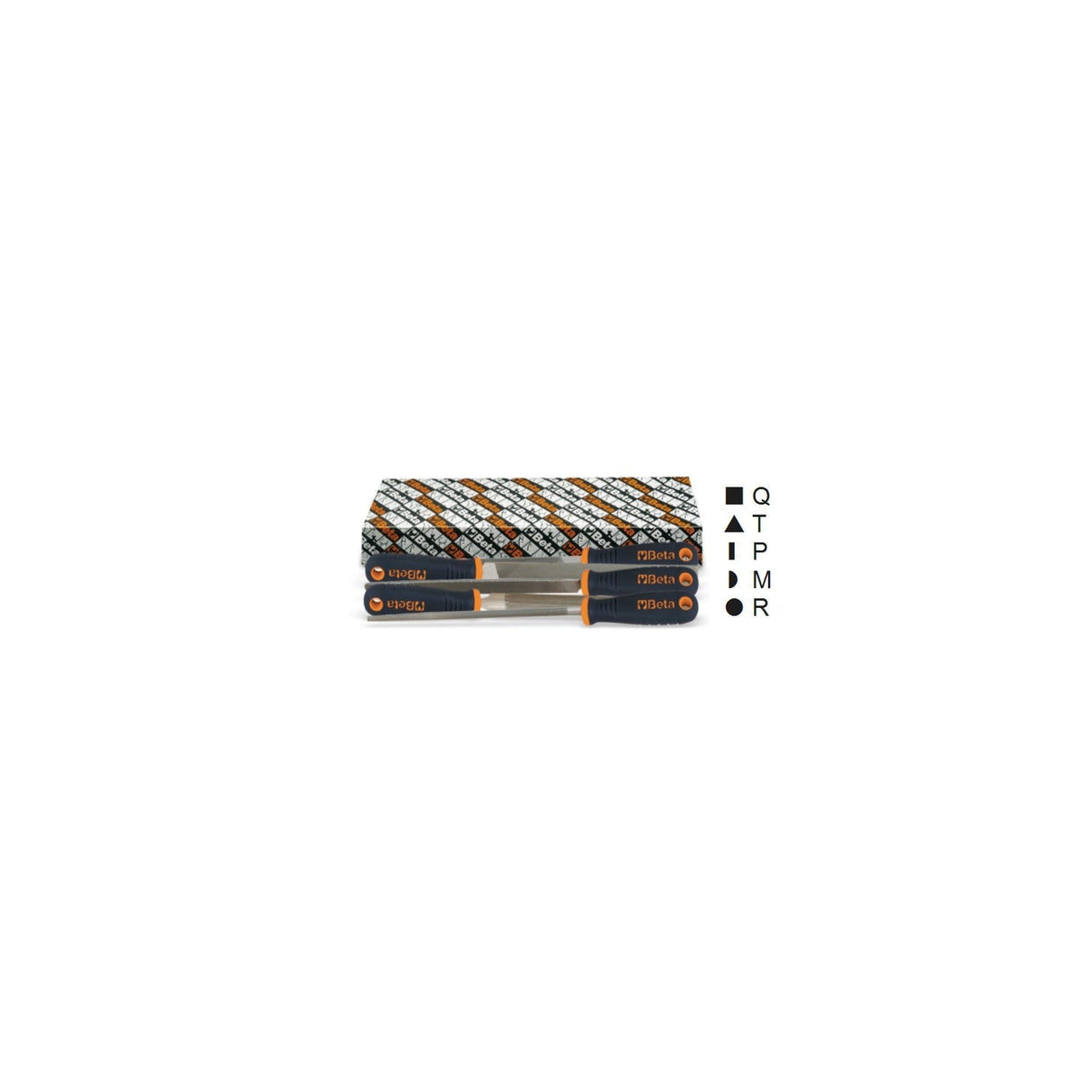 Beta 5 - Piece Smooth File Set With Handles - 1719BMX...S5 - 1719BMX - 1719BMX6/S5 - WEB-017190032 - Beta - Trade Counter Direct