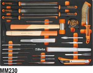 Beta 5945VUM - Assortment of 199 Tools in EVA Foam Trays (059451011) - 059451011 - Beta - Trade Counter Direct