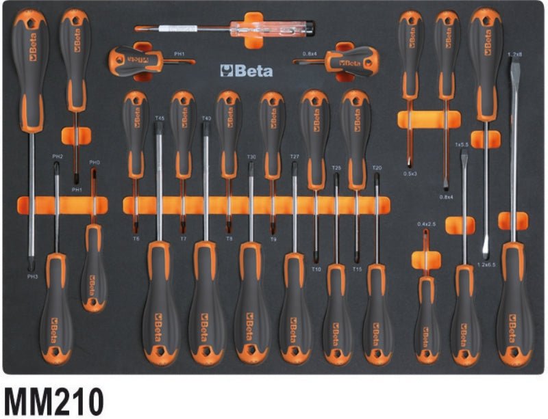 Beta 5945VUM - Assortment of 199 Tools in EVA Foam Trays (059451011) - 059451011 - Beta - Trade Counter Direct