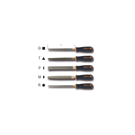 Beta 8 Inch Bastard Cut File With Plastic Handle - 1719BMD8 - 1719BMD8/ - 1719BMD8/Q - WEB-017190221 - Beta - Trade Counter Direct