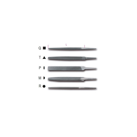 Beta 8 Inch Bastard Cut File Without Handle - 1718D8/... - 1718D8/T - WEB-017180133 - Beta - Trade Counter Direct