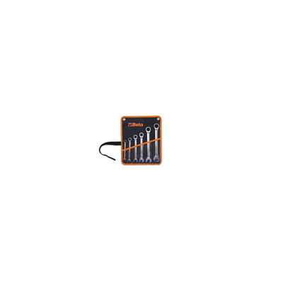 Beta 9 - Piece Ratcheting Combination Wrench Set In Wallet, 8–19 Mm - 141 - 141/B9 - WEB-001410069 - Beta - Trade Counter Direct