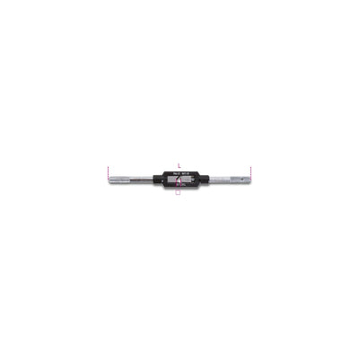 Beta Adjustable Tap Wrench 3 - 7 Mm M4 - M12 260 Mm - 435 - 435/2 - WEB-004350013 - Beta - Trade Counter Direct