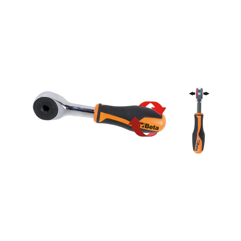 Beta Bit Ratchet With Rotating Handle 1/4" - 860/58K - WEB-008609884 - Beta - Trade Counter Direct