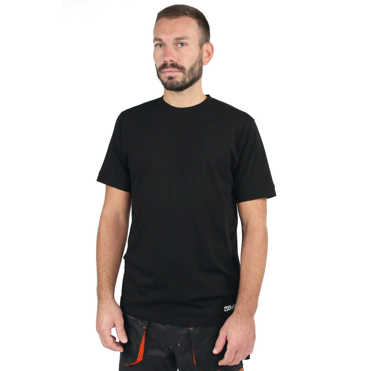 Beta Black Jersey Cotton Work T-Shirt - 7553N M - WEB-075530502 - Beta - Trade Counter Direct