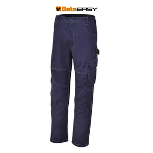 Beta Blue T/C Twill Work Trousers - 7840BL M - WEB-078400102 - Beta - Trade Counter Direct