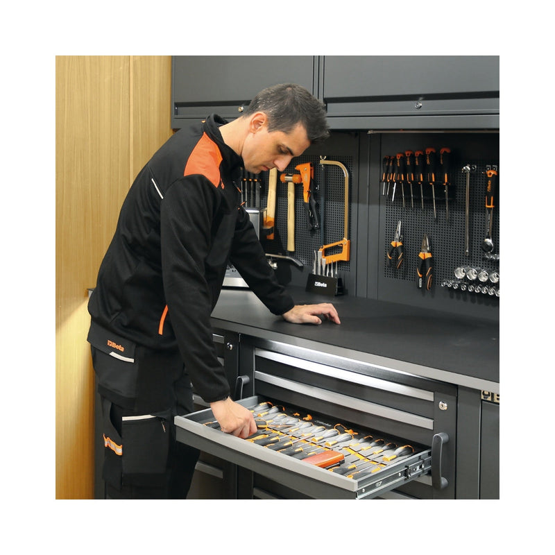 Beta Breathable Stretch Fleece Jacket Multipocket Black Size L - 7564N - 7564N L - WEB-075640003 - Beta - Trade Counter Direct