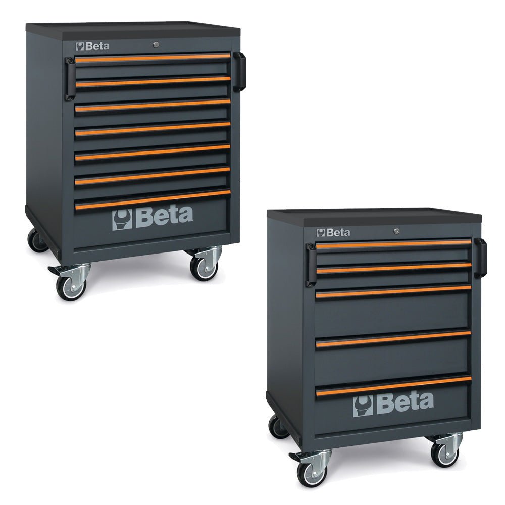 Beta C45PRO 2.0 C5 & C7 — Mobile Roller Cabinets (5 - Drawer & 7 - Drawer) - 045000226 - Beta - Trade Counter Direct