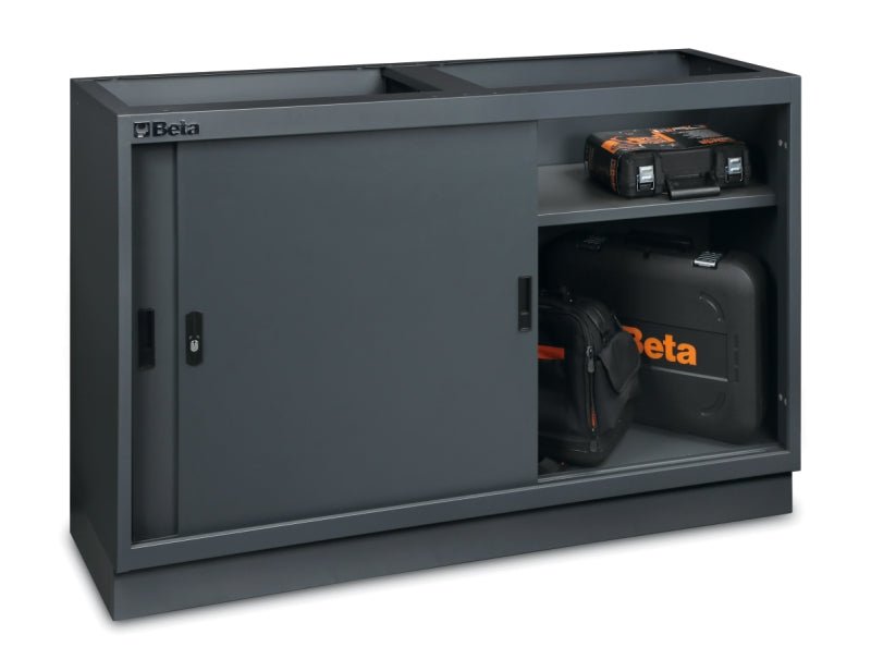 Beta C45PRO 2.0 MAL & MAT — Fixed 1,360 mm Module (Metal or Clear Doors) - 045000229 - Beta - Trade Counter Direct