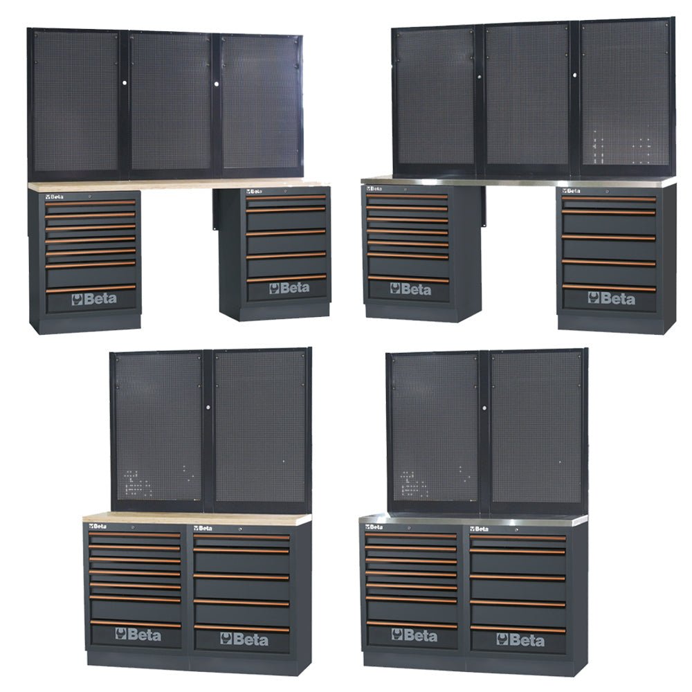 Beta C45PRO 2.0 Modular Workbench Combinations — BP Series - 045002041 - Beta - Trade Counter Direct