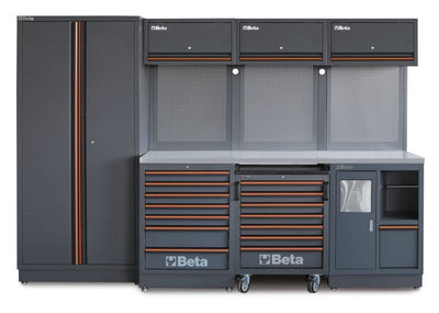 Beta C45PRO 2.0 Modular Workbench Combos – Stainless or Wood - 045002001 - Beta - Trade Counter Direct