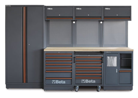 Beta C45PRO 2.0 Modular Workbench Combos – Stainless or Wood - 045002002 - Beta - Trade Counter Direct