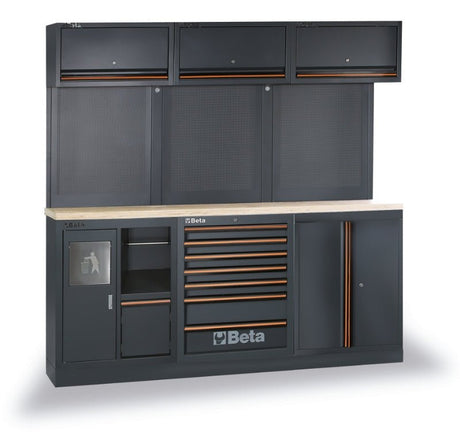Beta C45PRO 2.0 Modular Workbench Combos – Stainless or Wood - 045002004 - Beta - Trade Counter Direct