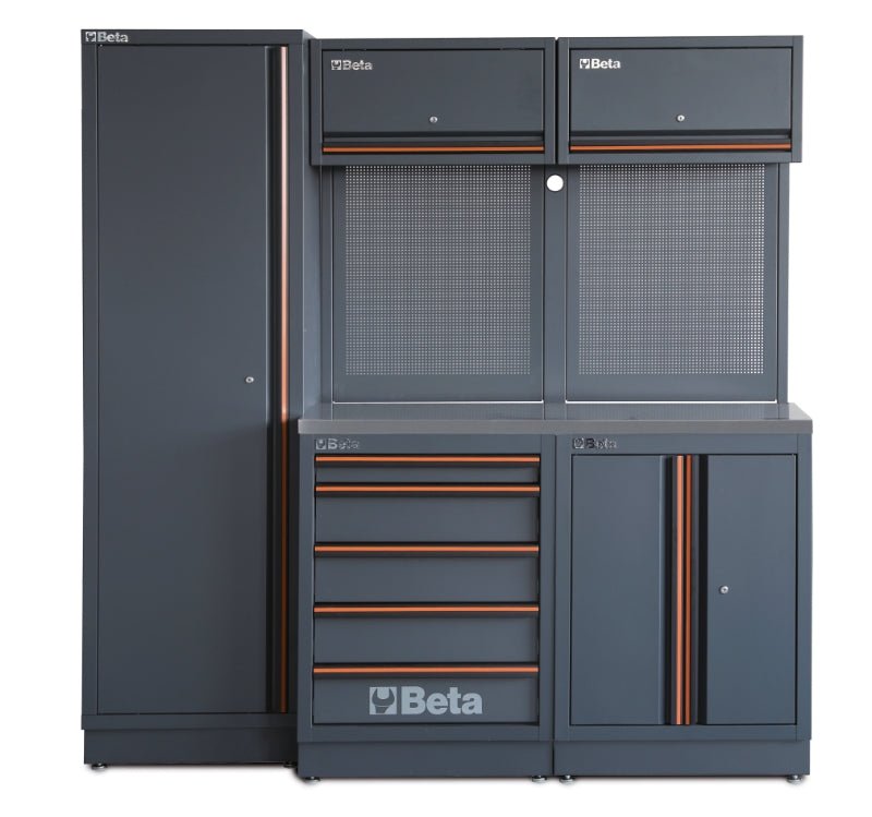 Beta C45PRO 2.0 Modular Workbench Combos – Stainless or Wood - 045002021 - Beta - Trade Counter Direct