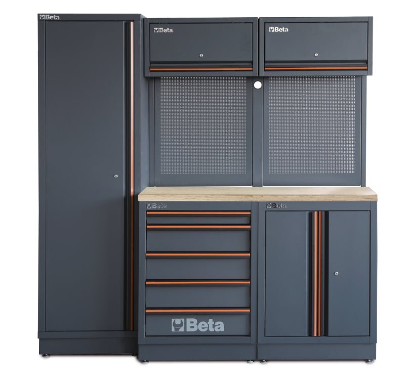 Beta C45PRO 2.0 Modular Workbench Combos – Stainless or Wood - 045002022 - Beta - Trade Counter Direct