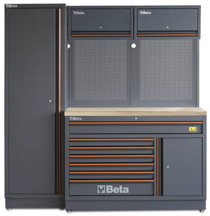 Beta C45PRO 2.0 Modular Workbench Combos – Stainless or Wood - 045002034 - Beta - Trade Counter Direct