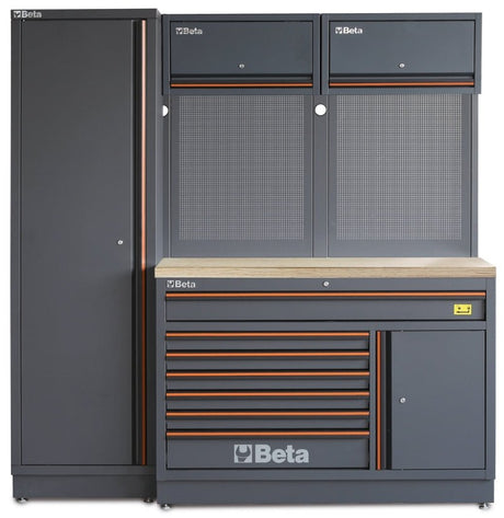 Beta C45PRO 2.0 Modular Workbench Combos – Stainless or Wood - 045002034 - Beta - Trade Counter Direct