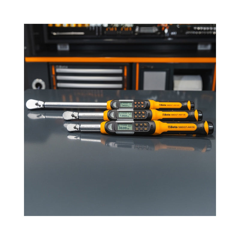 Beta Electronic torque wrench, with torque/angle readout and wireless data transmission - 599DGT - AW/ - 599DGT - AW/30 - WEB-005990702 - Beta - Trade Counter Direct