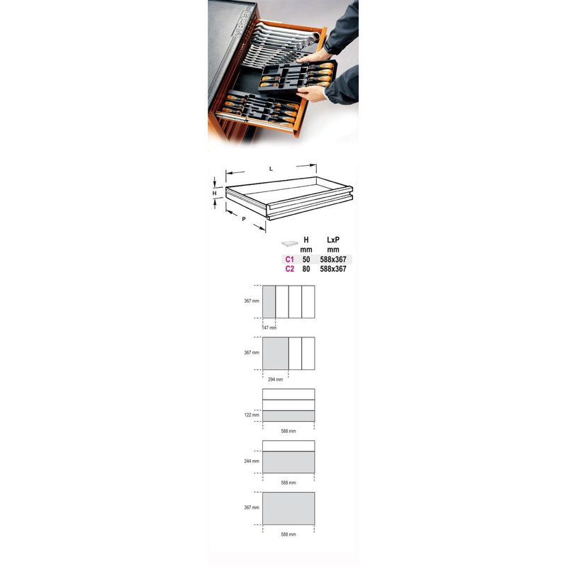 Beta Empty Thermoformed Tray T73 - T73 - TV73 - WEB-024000418 - Beta - Trade Counter Direct