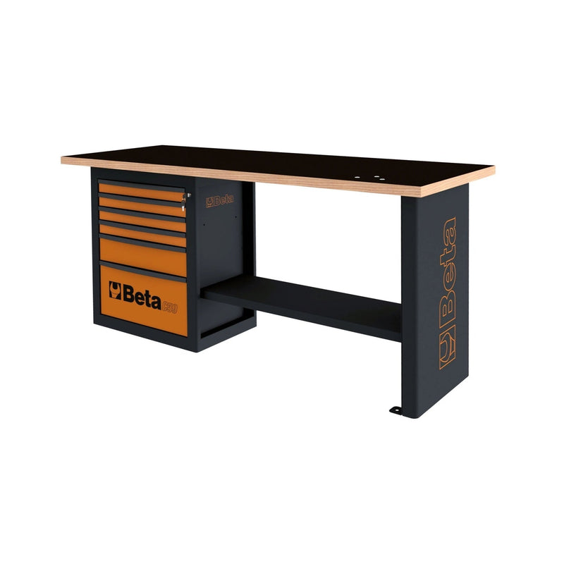Beta Endurance Workbench With 6 - Drawer Chest - C59A - C59A - C59A - O - WEB-059000011 - Beta - Trade Counter Direct