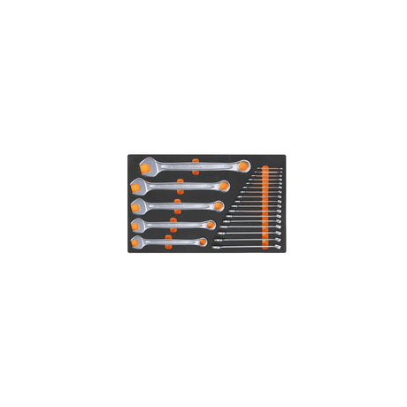 Beta Foam tray with combination wrenches - M0 - M01 - WEB-024500001 - Beta - Trade Counter Direct