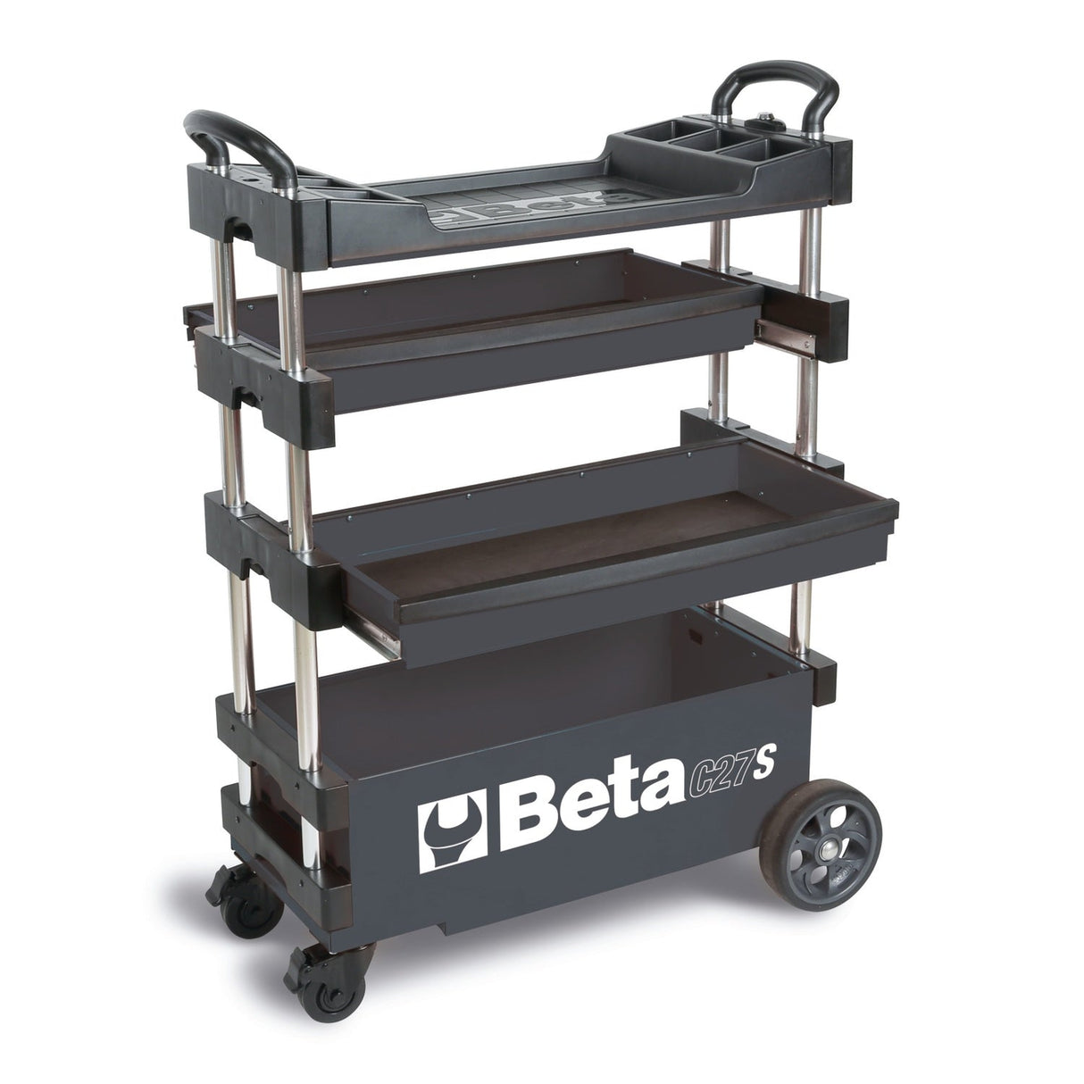 Beta Folding Tool Trolley With 2 Drawers And Lower Compartment - C27S - C27S - C27S - O - WEB-027000201 - Beta - Trade Counter Direct