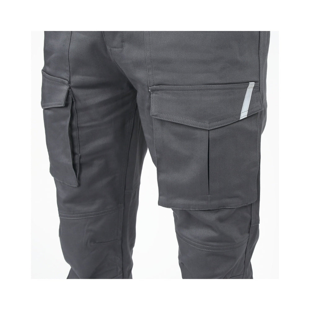 Beta Grey Cotton Stretch Work Overalls Size L - 7935MG - 7935MG L - WEB-079350403 - Beta - Trade Counter Direct