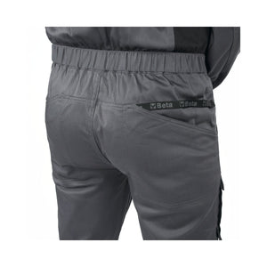 Beta Grey Cotton Stretch Work Overalls Size L - 7935MG - 7935MG L - WEB-079350403 - Beta - Trade Counter Direct