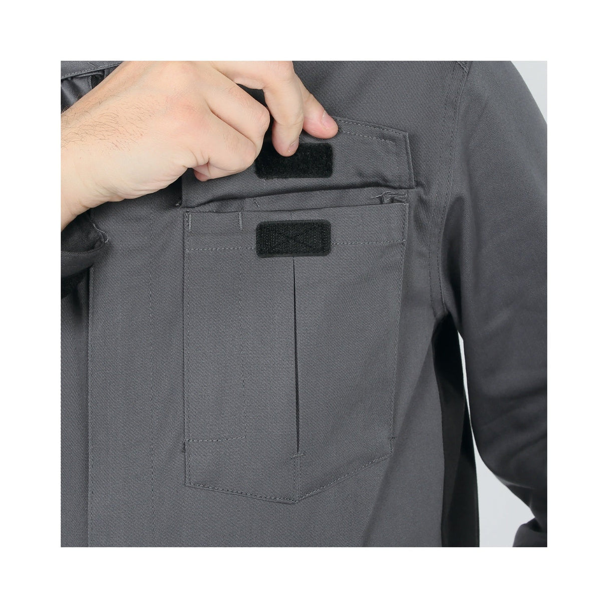 Beta Grey Cotton Stretch Work Overalls Size L - 7935MG - 7935MG L - WEB-079350403 - Beta - Trade Counter Direct