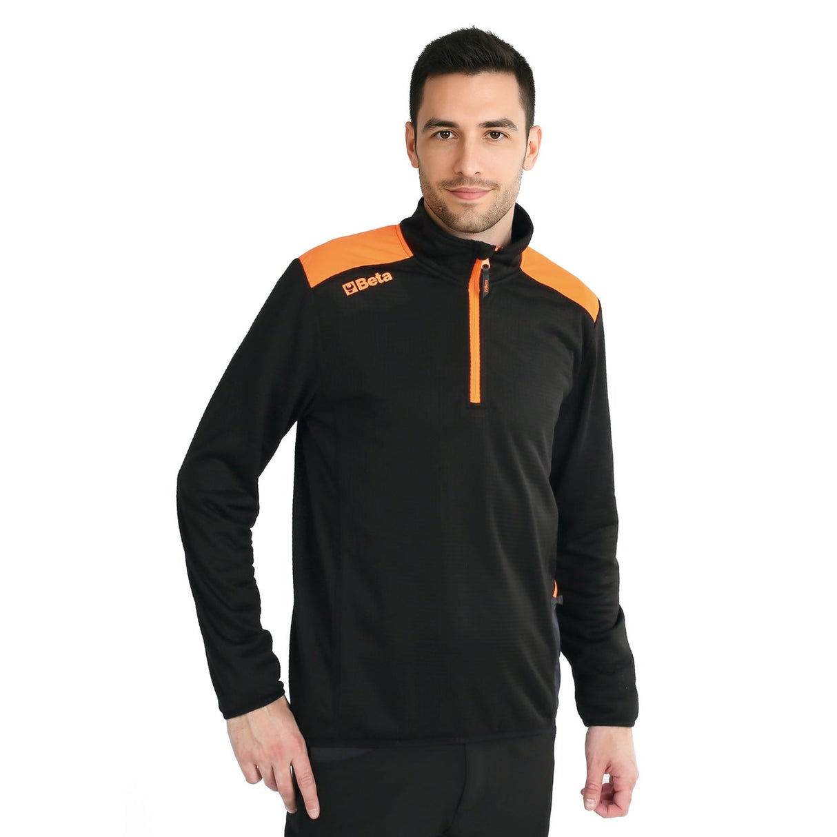 Beta Grid Microfleece Sweater - 7563N L - WEB-075630003 - Beta - Trade Counter Direct